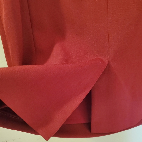 Tahari Wine Red Dress - Picture 2 of 11